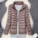 Women Ultralight Thin Winter Jacket Duck Down Hooded Jackets
