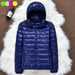 Women Ultralight Thin Winter Jacket Duck Down Hooded Jackets