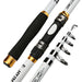 Fishing Rod Feeder Hard FRP Carbon Fiber Telescopic Fishing Pole