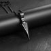 New Fashion Arrow Necklace Black Metal Punk Cross Pendant Necklace Unisex Jewelry