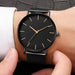Minimalist Men Fashion Ultra Thin Watches Simple Stainless Steel Mesh Belt Wristwatch
