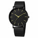Minimalist Men Fashion Ultra Thin Watches Simple Stainless Steel Mesh Belt Wristwatch