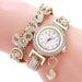 Women Bracelet Watches Ladies Luxury Fashion Rhinestone Quartz Wrist Watch