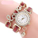 Women Bracelet Watches Ladies Luxury Fashion Rhinestone Quartz Wrist Watch