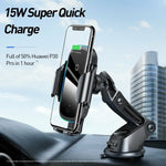 Baseus 15W Wireless Charger Car Mount Air Vent Wireless Mount Car Phone Holder