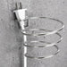 Hair Dryer Holder Organizer Adhesive Wall Mounted Stainless Steel Spiral Stand