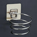 Hair Dryer Holder Organizer Adhesive Wall Mounted Stainless Steel Spiral Stand