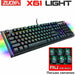 Wired Gaming Mechanical Keyboard RGB Backlit 87 104 Anti-Ghosting Blue Red Switch
