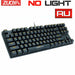 Wired Gaming Mechanical Keyboard RGB Backlit 87 104 Anti-Ghosting Blue Red Switch