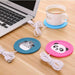 USB Warmer Gadget Cartoon Silicone thin Cup-Pad Coffee Tea Drink Tray Pad
