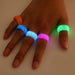 Colorful Luminous Resin Ring Fluorescent Glowing Rings Jewelry For Men & Women