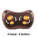Relaxation Massage Pillow Electric Neck Shoulder Back Heating Infrared Massager
