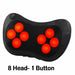 Relaxation Massage Pillow Electric Neck Shoulder Back Heating Infrared Massager