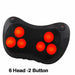 Relaxation Massage Pillow Electric Neck Shoulder Back Heating Infrared Massager