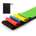 5PCS Yoga Resistance Bands Fitness Equipment Strength Training Bands