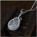 Vintage Water Drop Pendant Necklace Earrings Set  Women Silver Wedding Jewelry