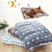 Soft Flannel Thickened Fleece Pet Blanket Bed Mat Warm Cushion Sleeping Cover