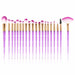 20pcs Diamond Makeup Brush Set Eye Brush Beauty Make Up Tools