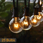 Patio string light Christmas G40 Globe Festoon bulb fairy string light outdoor party garden garland wedding Decorative