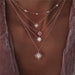 Crystal Necklaces Multiple Layers Fashion Pendant Necklace For Women