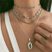 Crystal Necklaces Multiple Layers Fashion Pendant Necklace For Women
