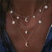 Crystal Necklaces Multiple Layers Fashion Pendant Necklace For Women