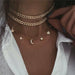 Crystal Necklaces Multiple Layers Fashion Pendant Necklace For Women