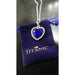 Titanic Heart Of Ocean Blue Heart Love Forever Pendant Necklace Women Jewelry