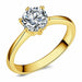 Modern Fashion Women Ring Trend White AAA Crystal Zircon Engagement Design Rings