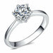 Modern Fashion Women Ring Trend White AAA Crystal Zircon Engagement Design Rings