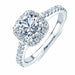 Modern Fashion Women Ring Trend White AAA Crystal Zircon Engagement Design Rings