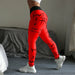 Women Yoga Pants High Waist Full Letter Printed Fitness Gym Tight Pencil Legging