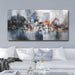 Abstract City Building Oil Painting Poster Wall Art Home Decoration