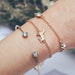 Bohemian Bracelet Set Women Shell Star Map Lotus Pineapple Heart Bracelet Jewelry