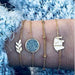 Bohemian Bracelet Set Women Shell Star Map Lotus Pineapple Heart Bracelet Jewelry