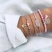 Bohemian Bracelet Set Women Shell Star Map Lotus Pineapple Heart Bracelet Jewelry