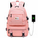 Fashion Backpack Bags Waterproof Oxford Large USB Charging Backpacks