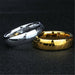 Shiny Stainless Steel Rings Men Women Designer Titanium Couple Rings