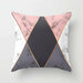Marble Design Geometric Sofa Cushion Cover Decorative Polyester Pillowcase Home Decor