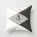 Marble Design Geometric Sofa Cushion Cover Decorative Polyester Pillowcase Home Decor
