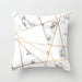 Marble Design Geometric Sofa Cushion Cover Decorative Polyester Pillowcase Home Decor