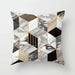 Marble Design Geometric Sofa Cushion Cover Decorative Polyester Pillowcase Home Decor