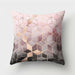 Marble Design Geometric Sofa Cushion Cover Decorative Polyester Pillowcase Home Decor