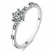Twist Classical Cubic Zirconia Wedding Engagement Ring Woman Fashion Jewelry