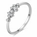 Twist Classical Cubic Zirconia Wedding Engagement Ring Woman Fashion Jewelry