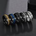 Stainless Steel Rotatable Fashion Rings High Quality Spinner Chain Punk Men Women Jewelry