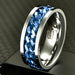 Stainless Steel Rotatable Fashion Rings High Quality Spinner Chain Punk Men Women Jewelry