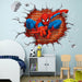 3D Hole Spiderman Wall Stickers Home Wall Decals Home Decorations
