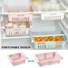 Adjustable Stretchable Refrigerator Organizer Drawer Basket Storage Rack