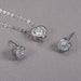 Bridal Jewelry Set Cubic Zircon Earrings Pendant Necklace Set Women Fashion Jewelry